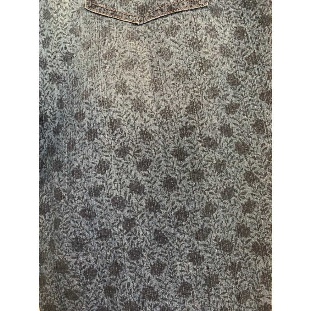 NWOT J. JILL Womens' Floral Print Authentic Fit Slim Leg Jeans Sz 16 Petite - Picture 7 of 7